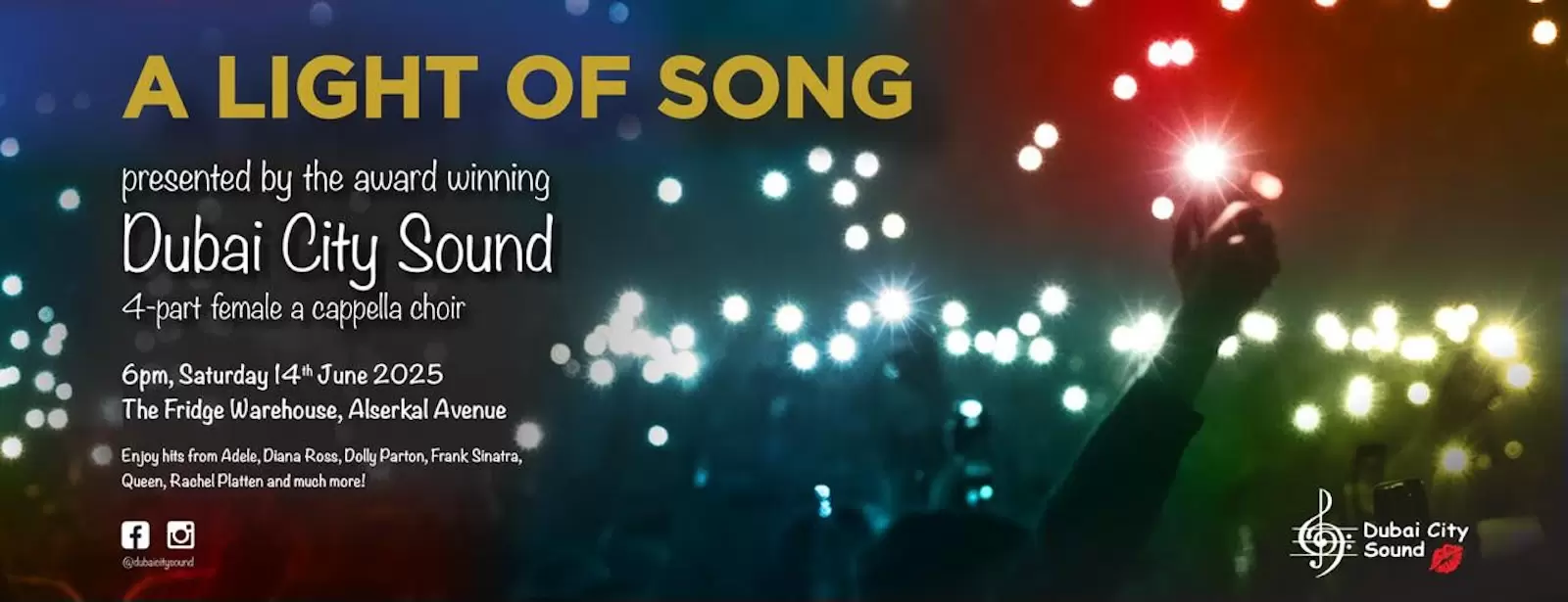 Dubai City Sound 'Light of Song' at The Fridge in Dubai