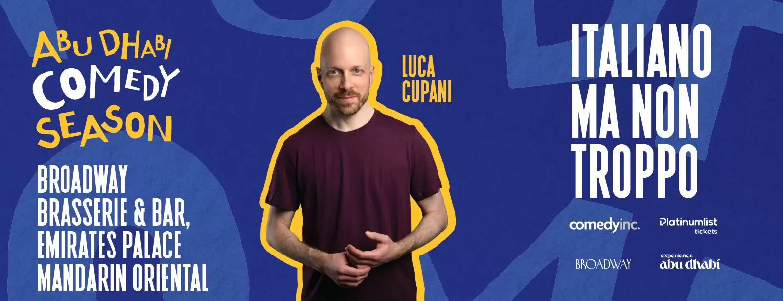 Luca Cupani - Italiano Ma Non Troppo in Abu Dhabi