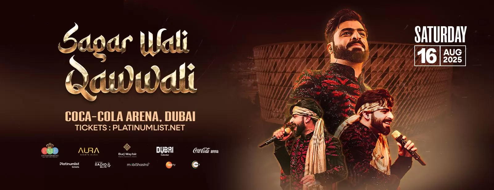 Sagar Wali Qawwali Live at Coca-Cola Arena in Dubai