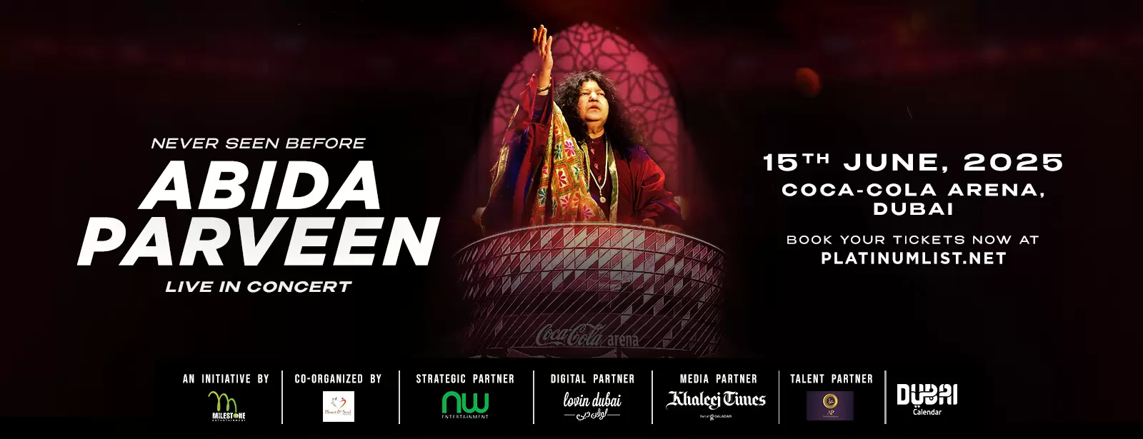 Abida Parveen Live at Coca-Cola Arena in Dubai