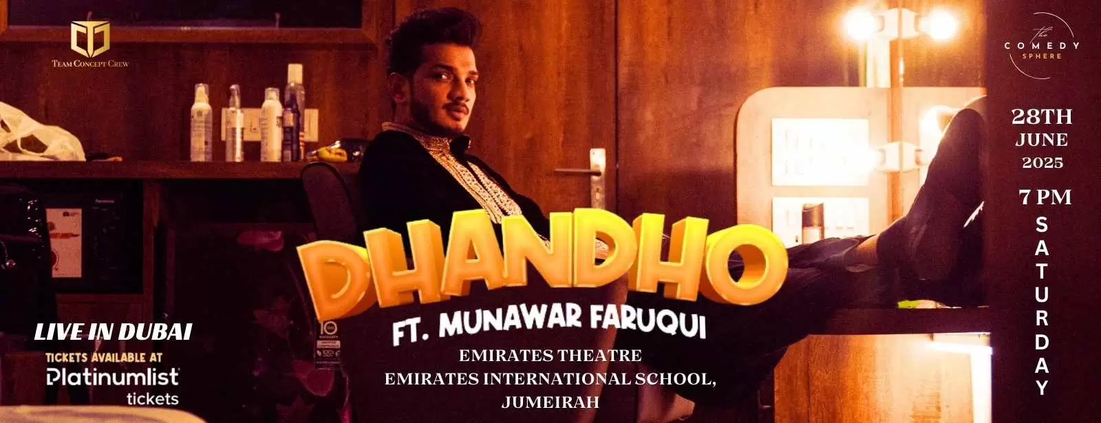 Dhandho ft. Munawar Faruqui live in Dubai