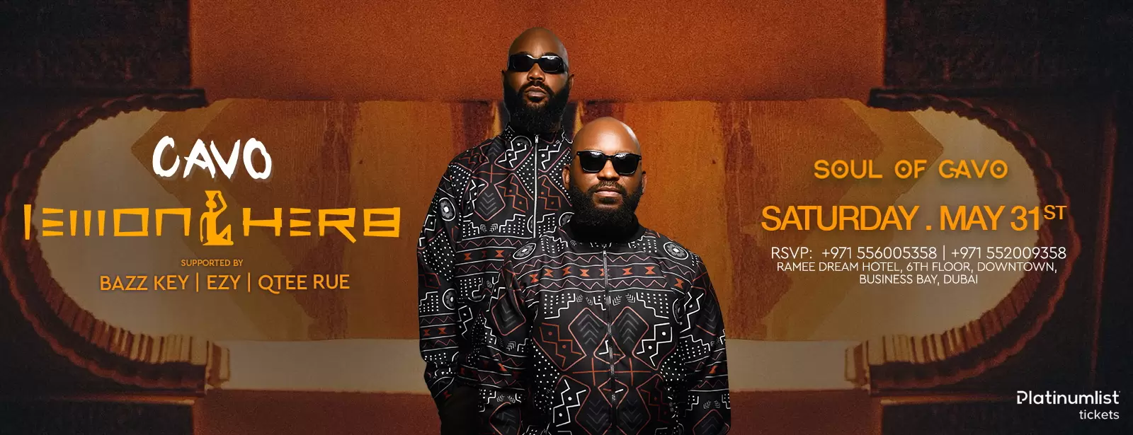 Soul of Cavo Presents Lemon & Herb Live in Dubai