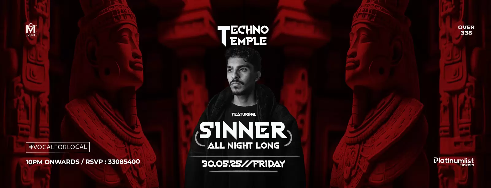 Techno Temple ft. Sinner All Night at Over338, Bahrain
