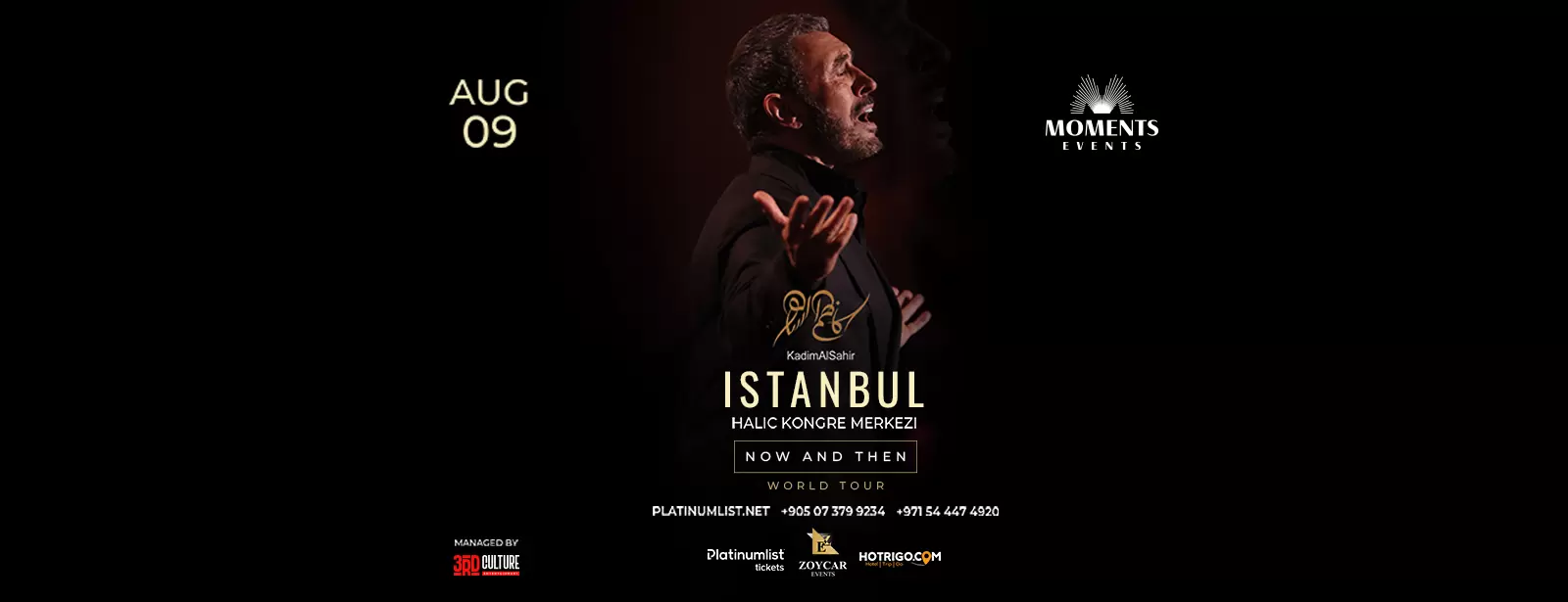 Kadim Al Sahir Live at Haliç Congress Center in Istanbul