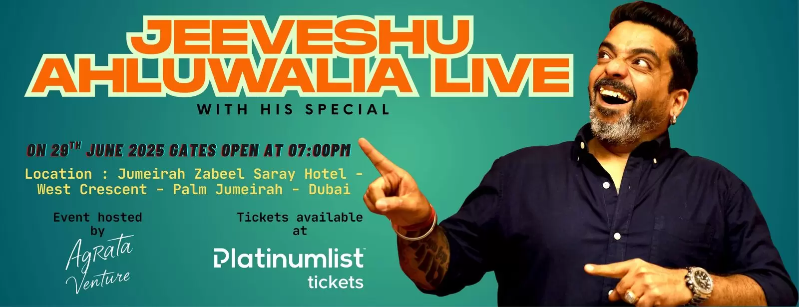 Jeeveshu Ahluwalia Live at Zabeel Theatre in Dubai