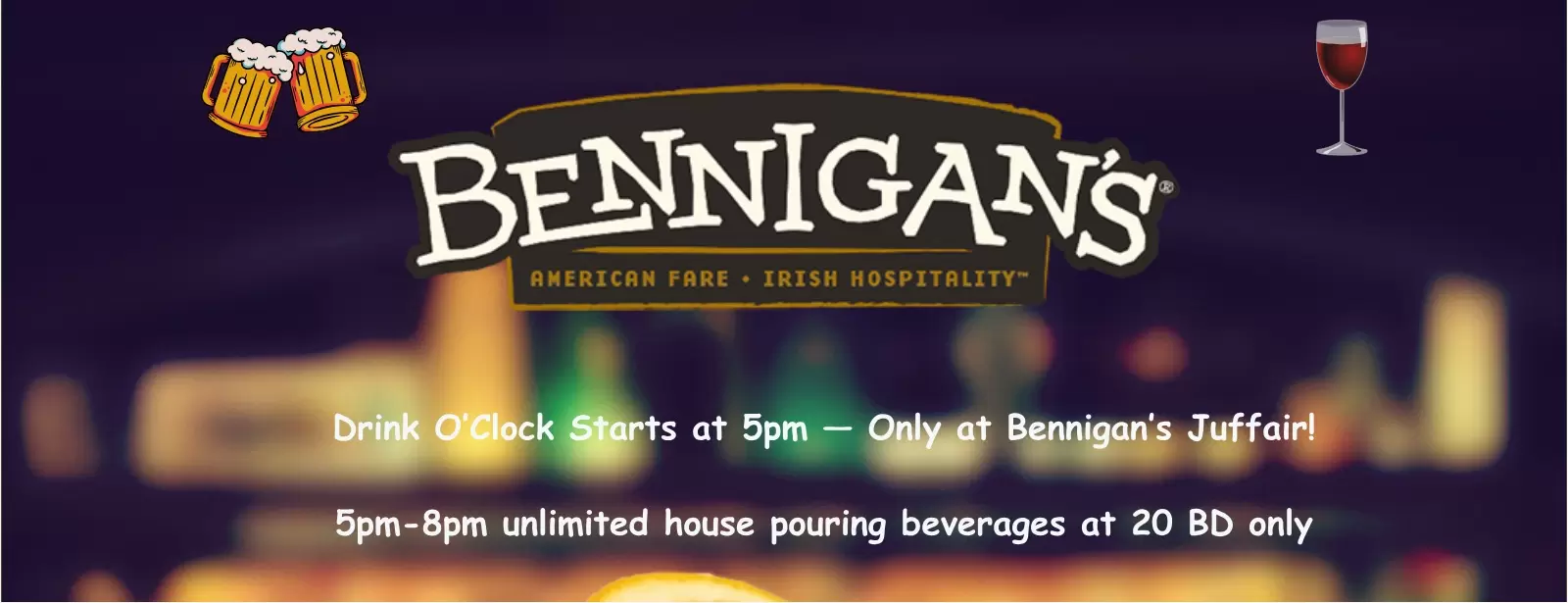3 Hours Zero Limits at Bennigans