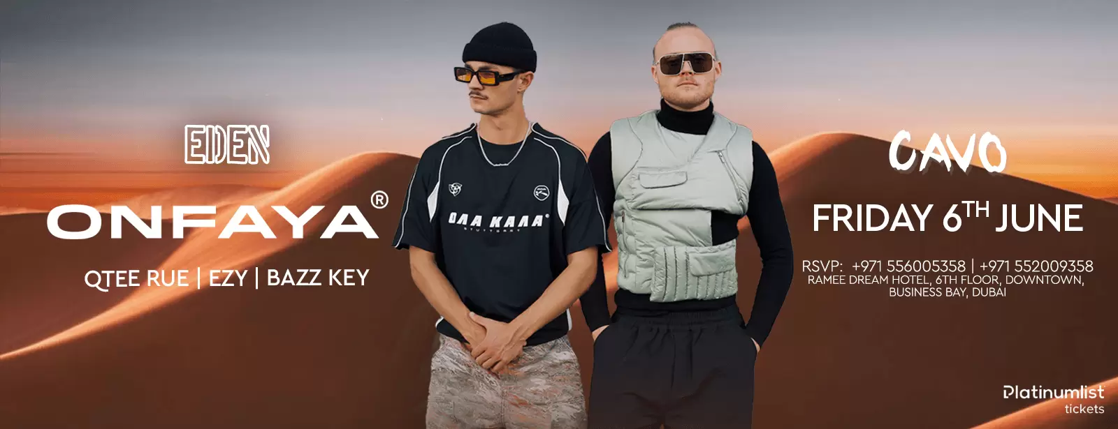 Eden Presents ONFAYA Live in Dubai