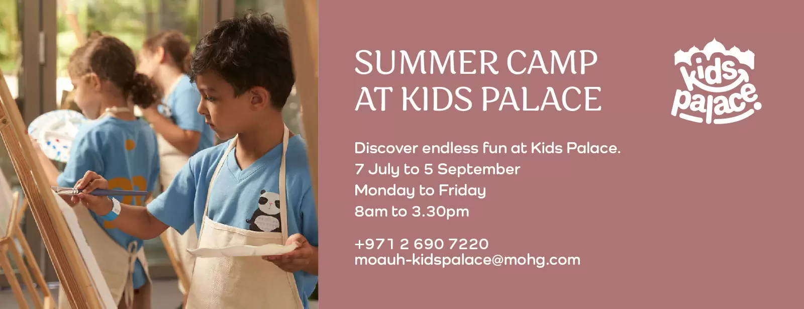 Ultimate Summer Camp Adventure at Kids Palace, Emirates Palace Mandarin Oriental in Abu Dhabi