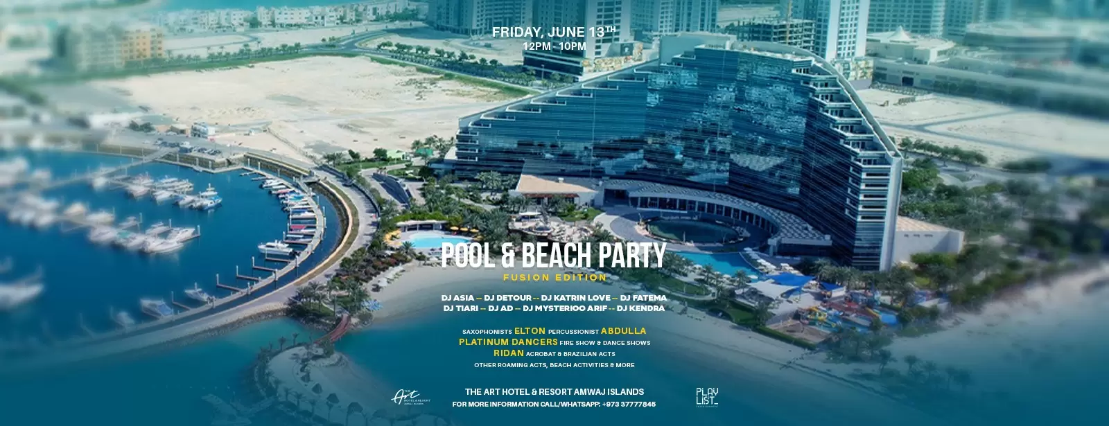 Hybrid Pool & Beach Party (Fusion Edition) at The Art Hotel & Resort
