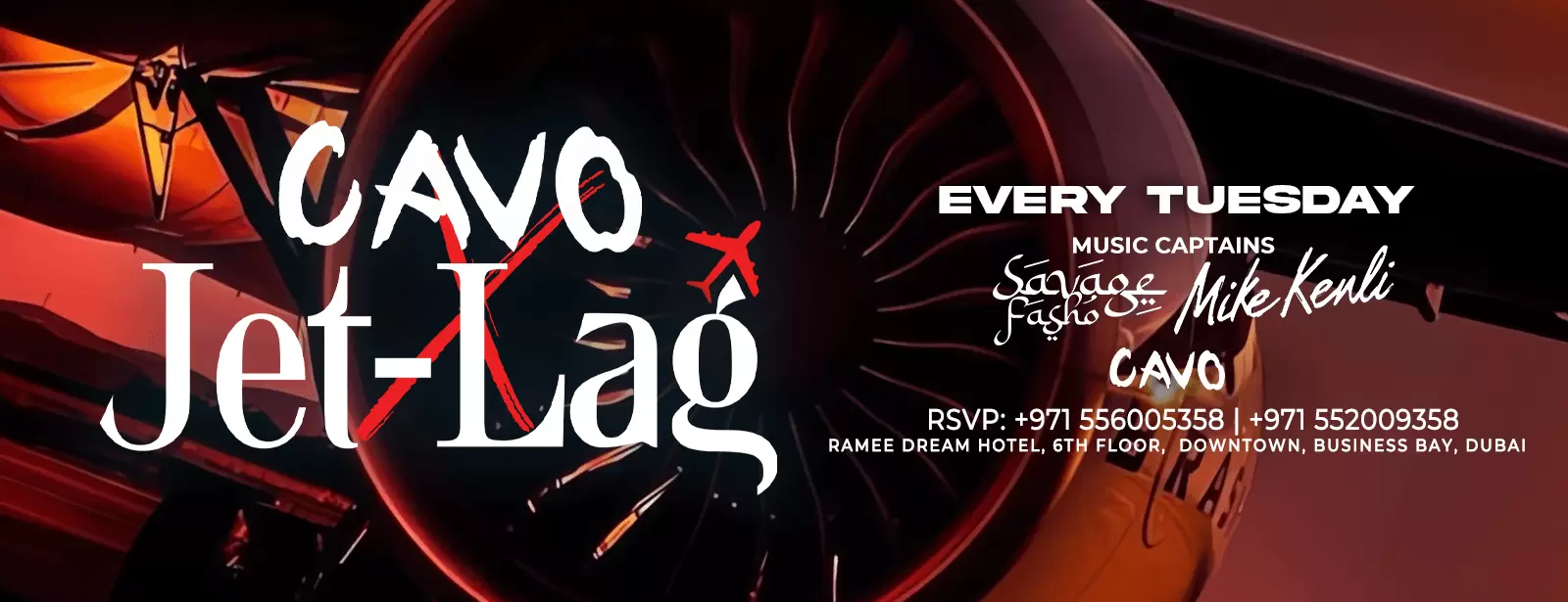 Jet-Lag at Cavo in Dubai