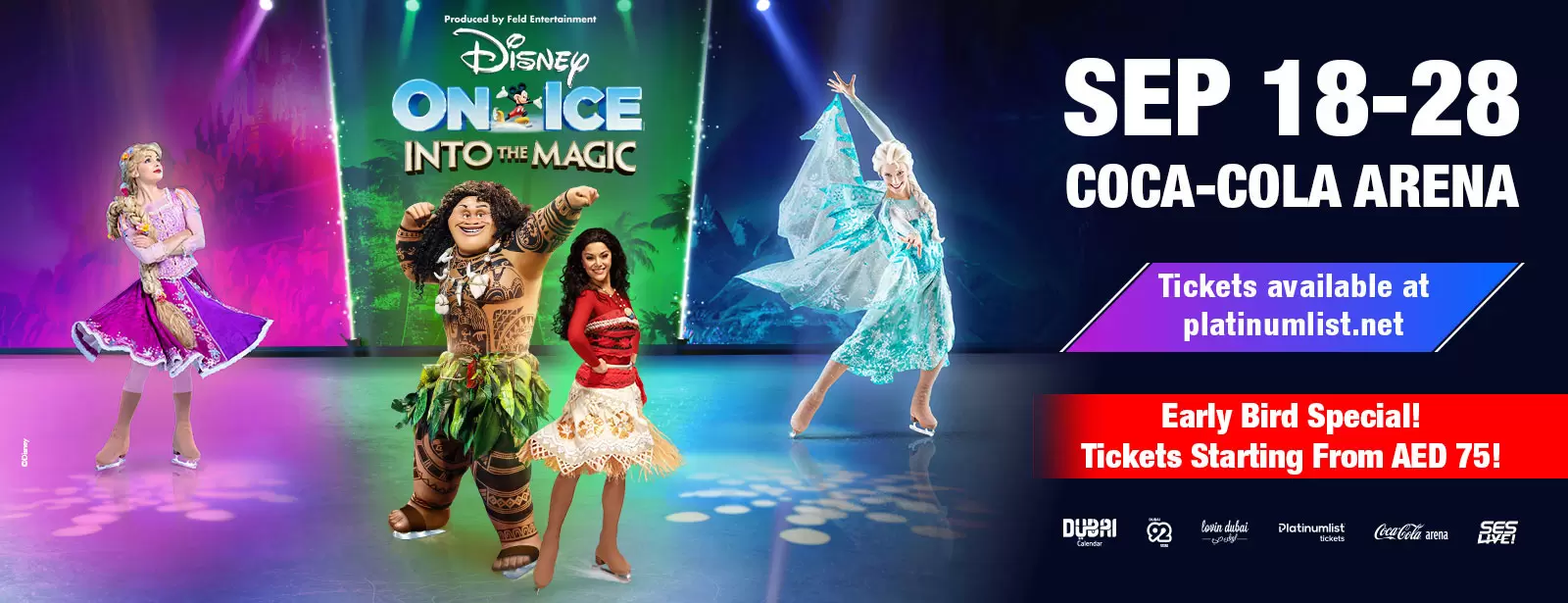 Disney On Ice – Büyüye Doğru | Coca-Cola Arena Dubai’de Canlı | 18-28 Eylül