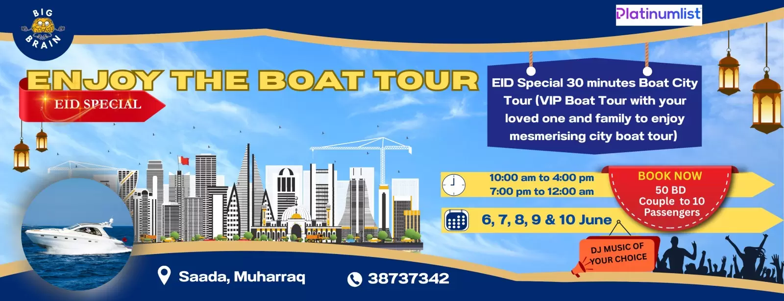 Eid Special - Enjoy the Boat Tour