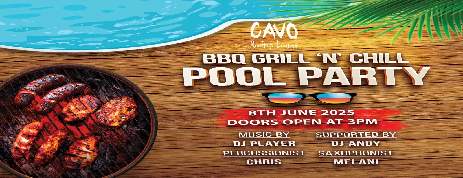 BBQ Grill & Chill Pool Party at Cavo Rooftop Bahrain