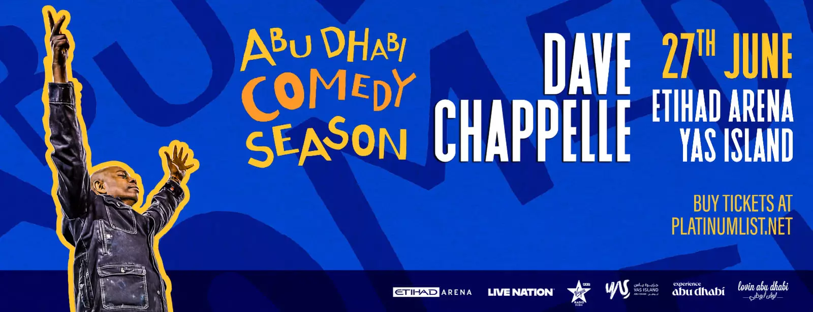 Dave Chappelle at Etihad Arena in Abu Dhabi