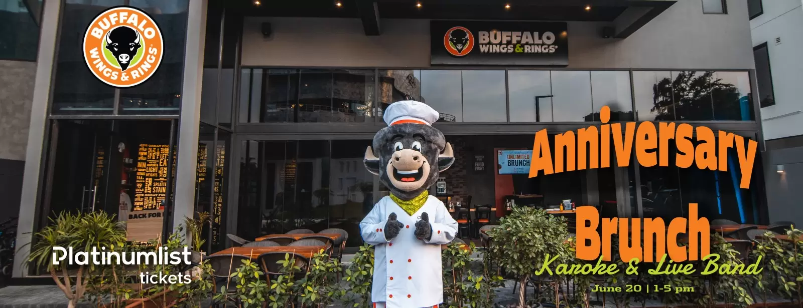 Anniversary Brunch at Buffalo Wings & Rings, Bahrain