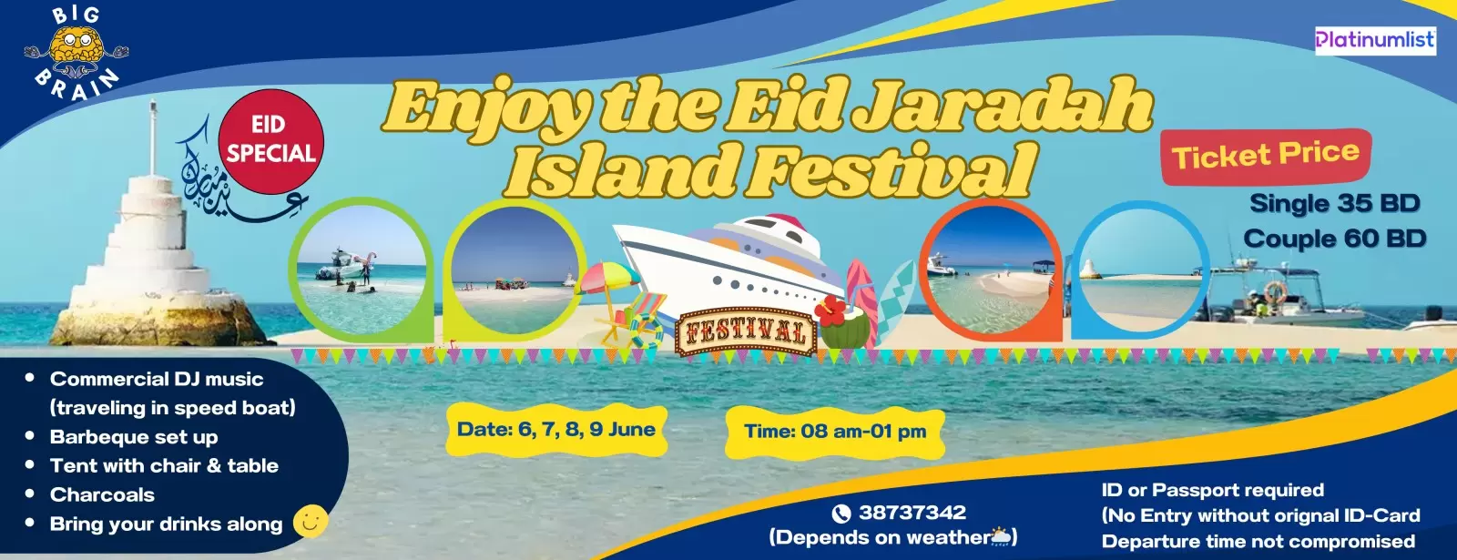 Enjoy the Eid Jaradah Island Festival