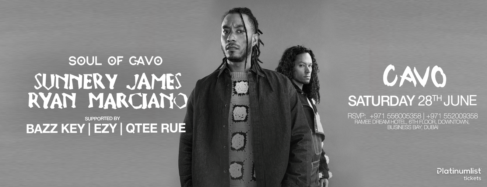 Soul of Cavo Presents Sunnery James & Ryan Marciano Live in Dubai