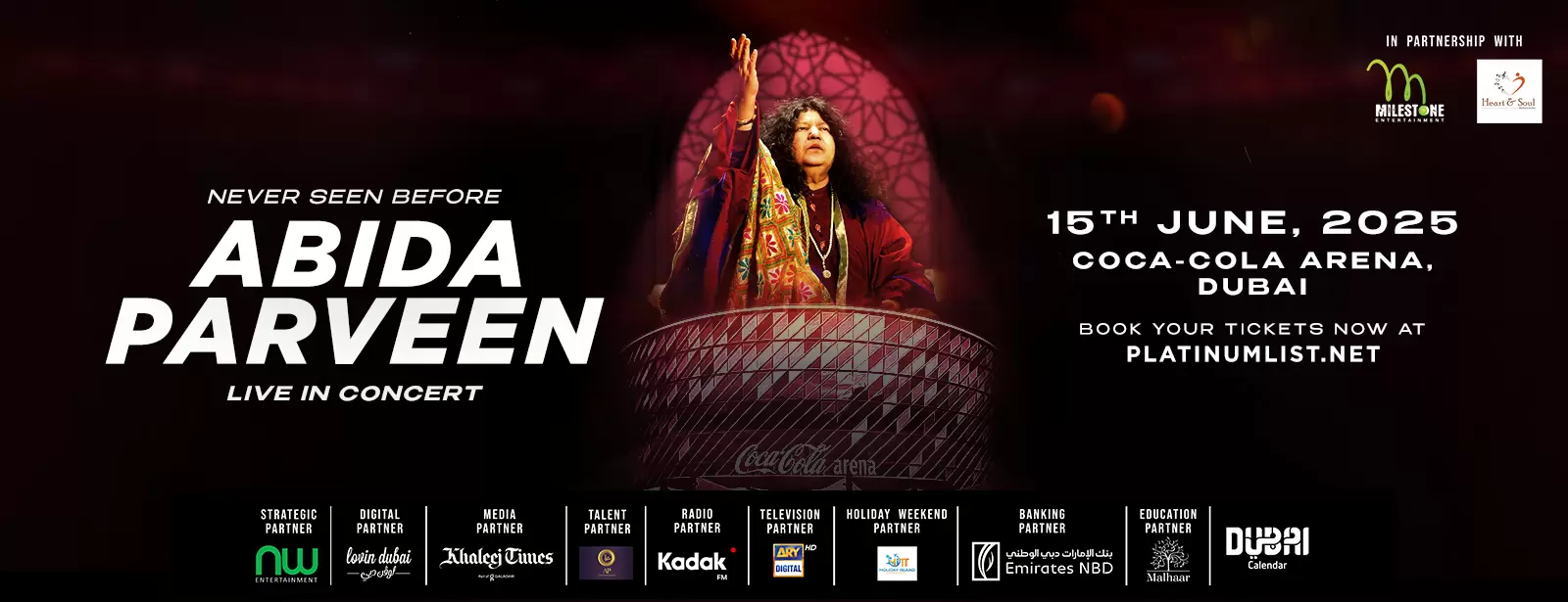 Abida Parveen Live at Coca-Cola Arena in Dubai