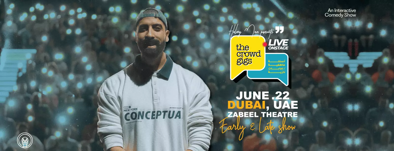 Crowd Gigs by Mohamed Helmy at Zabeel Theatre in Dubai