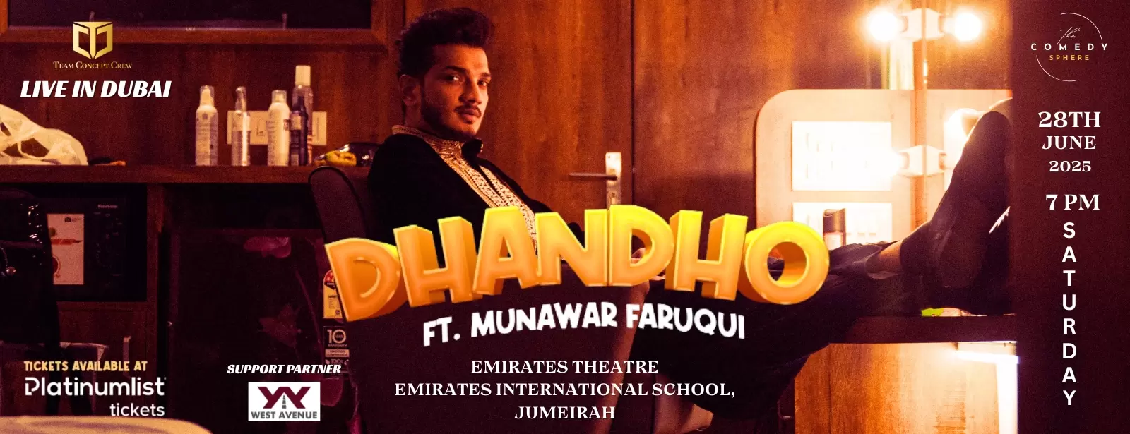 Dhandho ft. Munawar Faruqui live in Dubai