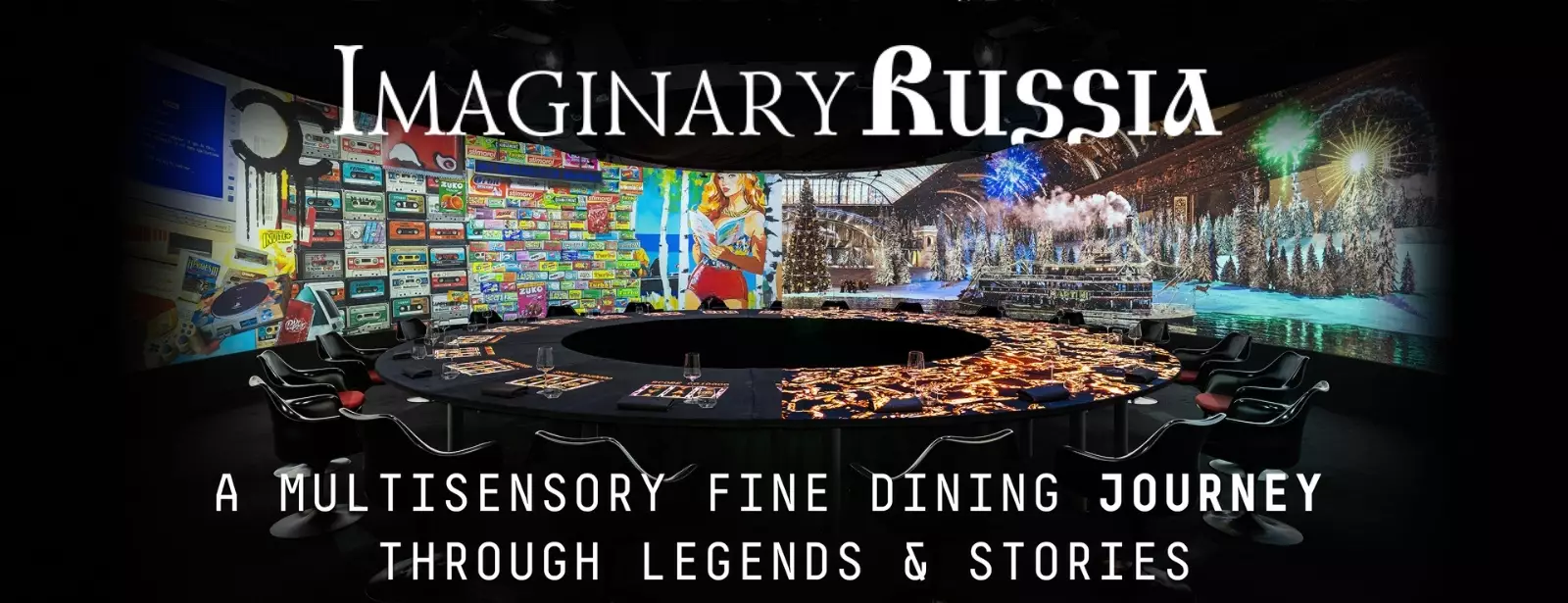 IMAGINARY RUSSIA Show in KRASOTA Restaurant