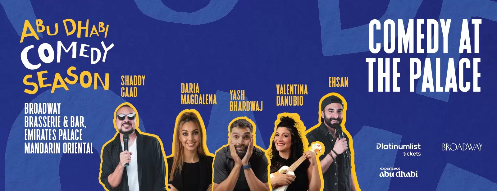 Comedy at the palace in Abu Dhabi