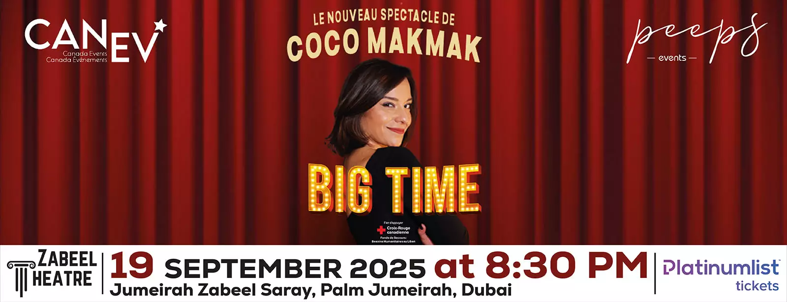 Big Time Comedy by Coco Makmak at Zabeel Theatre, Dubai