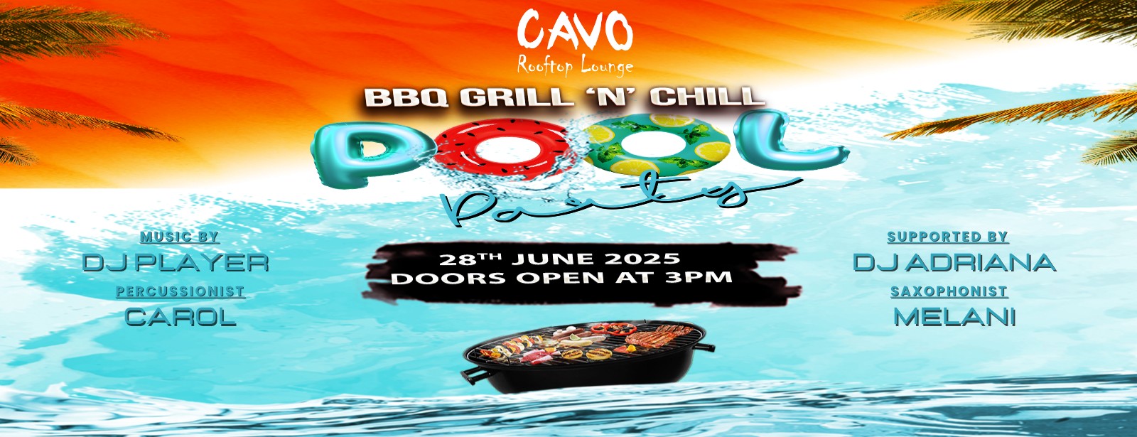BBQ Pool Party at Cavo Rooftop Bahrain