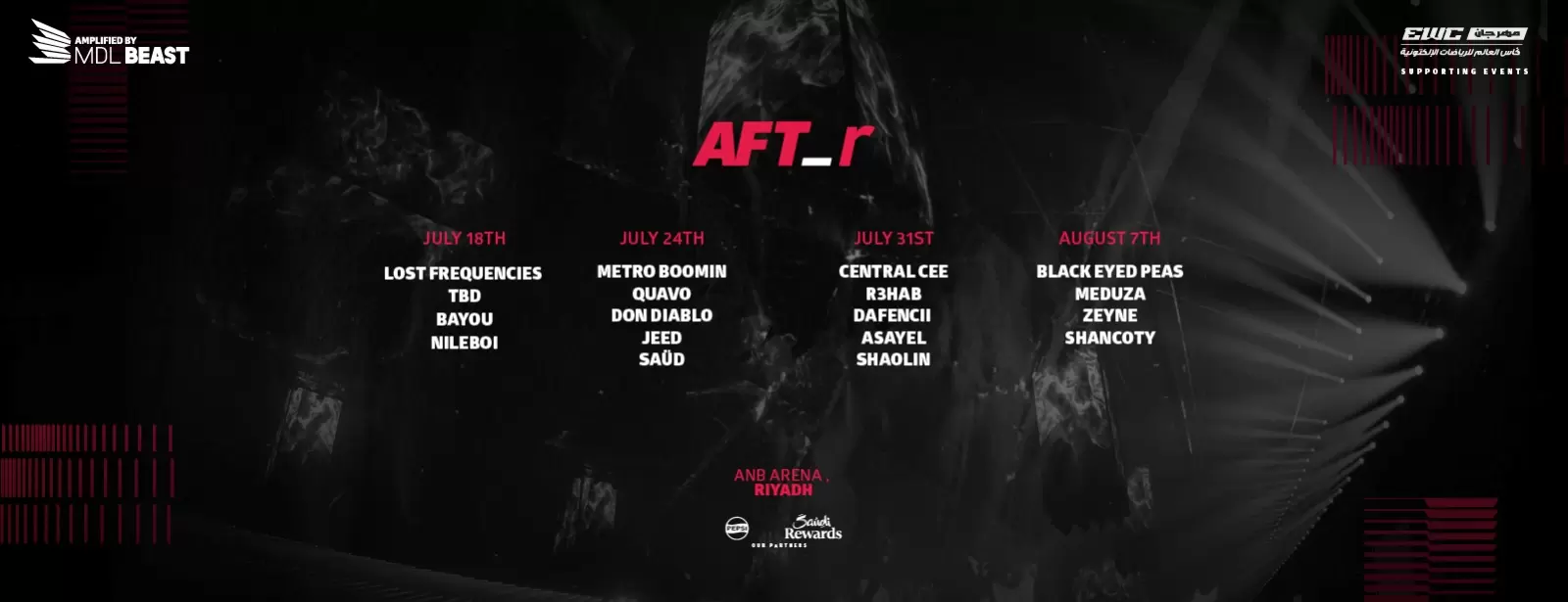 AFT_r - Week 2 in Riyadh : METRO BOOMIN, QUAVO, DON DIABLO, JEED AND SAUD