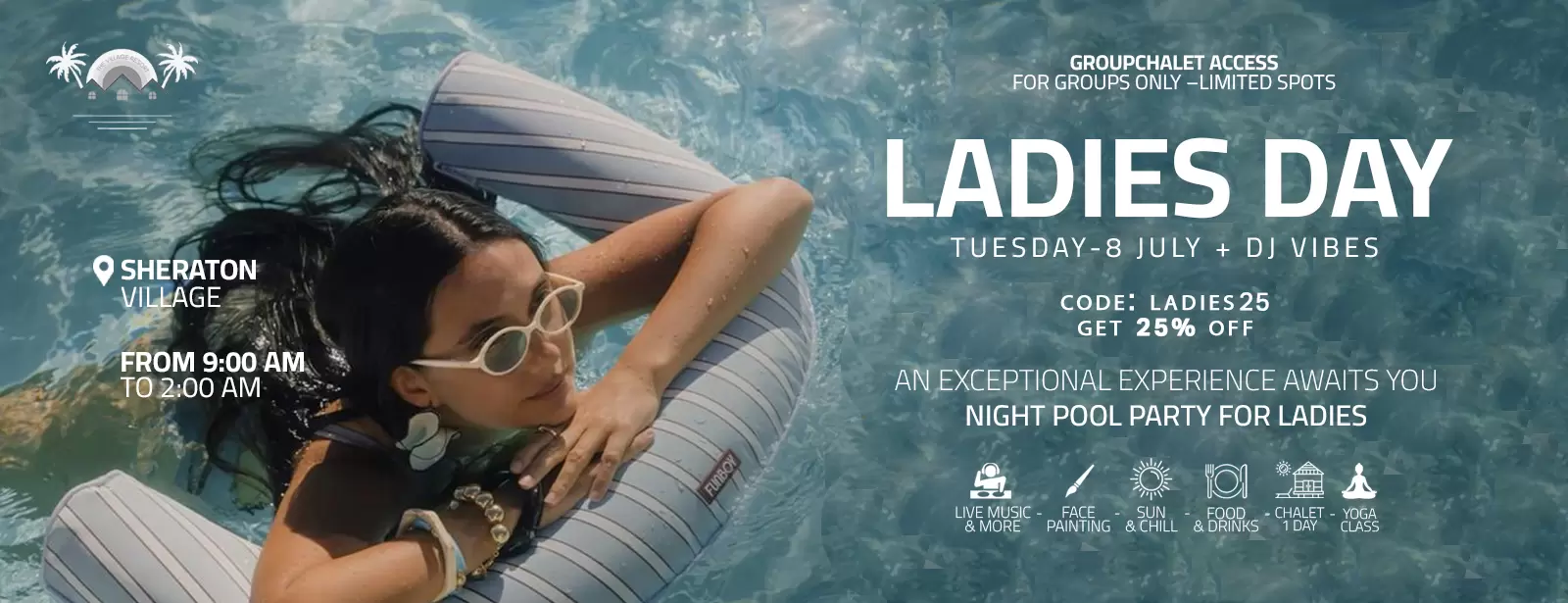 Ladies Day at Sheraton Village In Jeddah