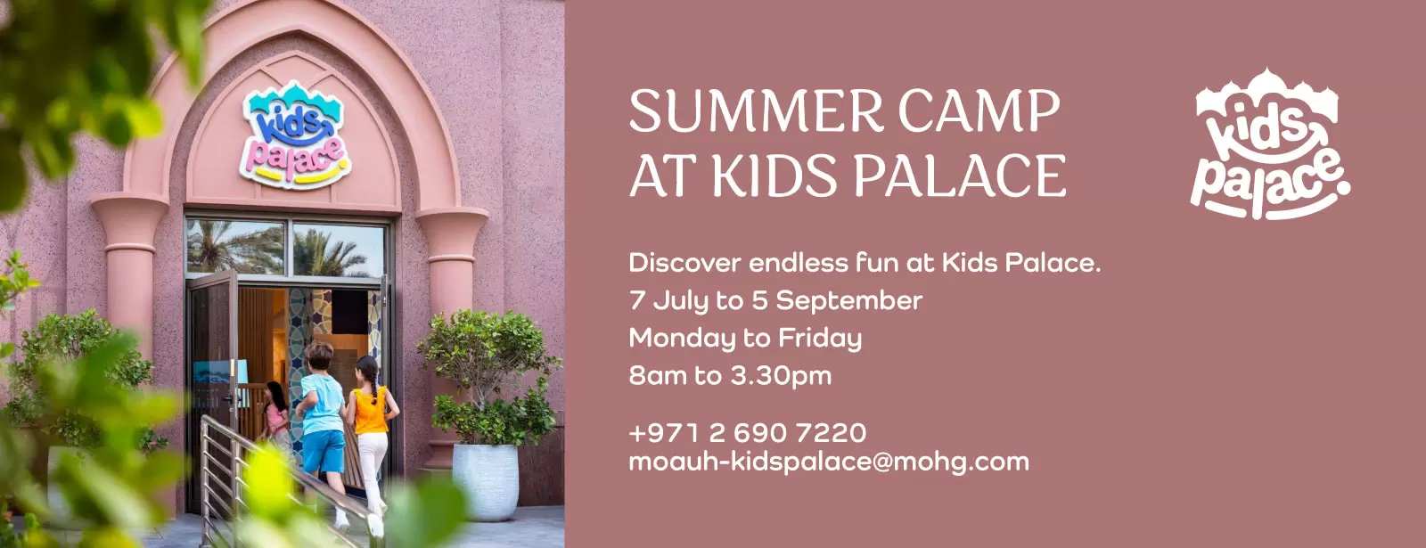 Ultimate Summer Camp Adventure at Kids Palace, Emirates Palace Mandarin Oriental in Abu Dhabi