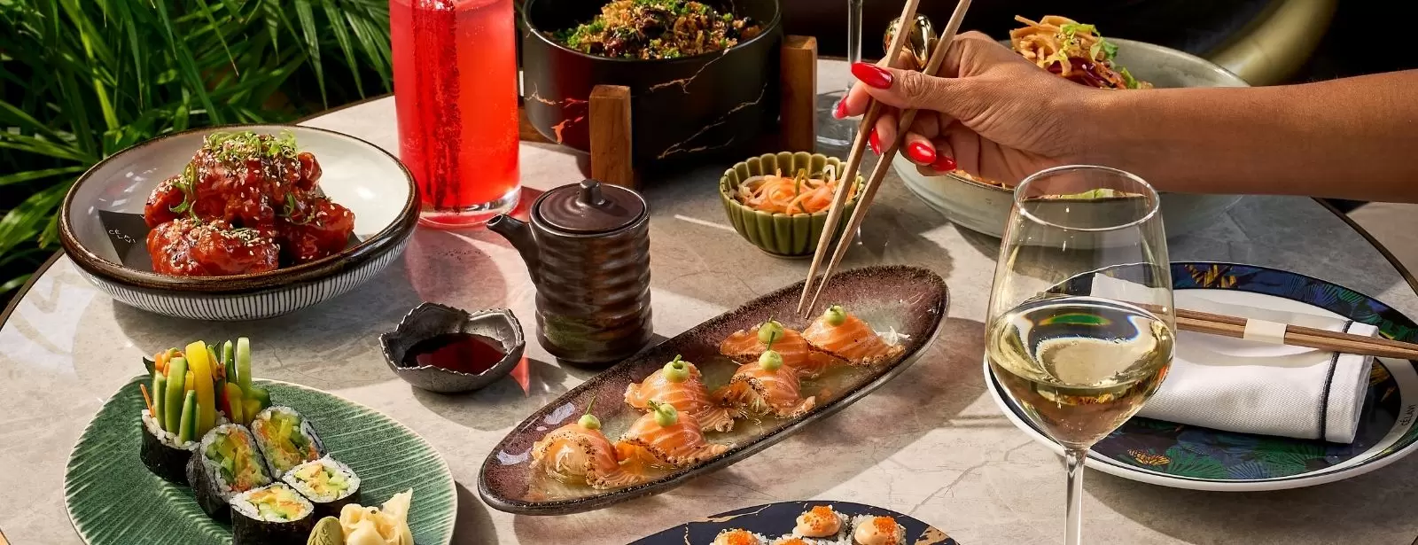 Set Menu Lunch at CÉ LA VI with Selected Beverages and Burj Khalifa Views