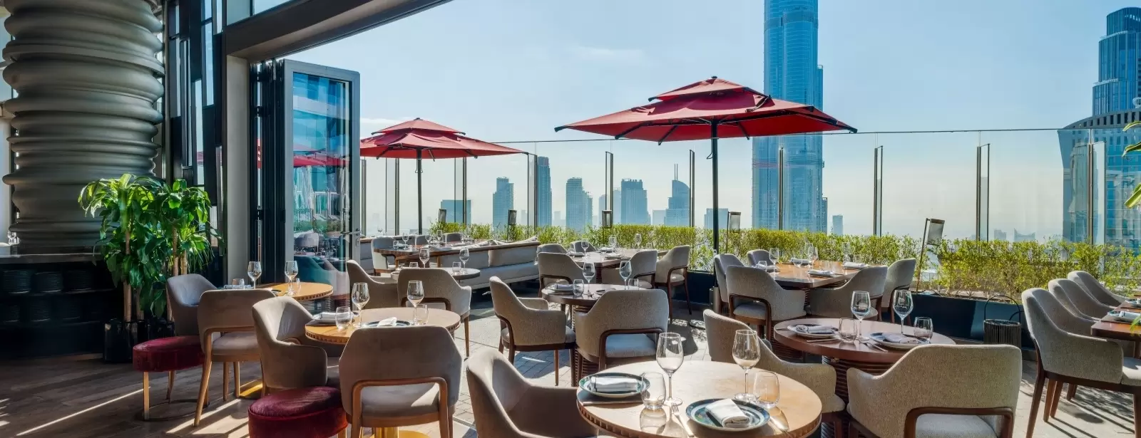 Set Menu Lunch at CÉ LA VI with Selected Beverages and Burj Khalifa Views