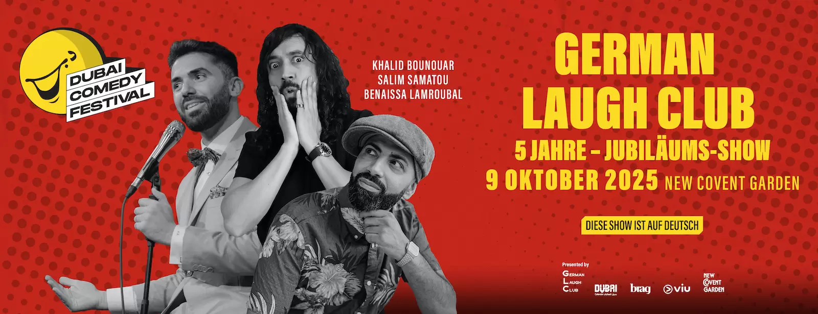 German Laugh Club 5-Year Anniversary Live at Dubai Comedy Festival