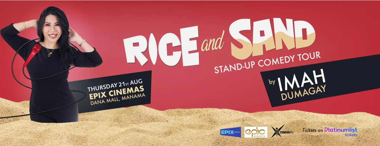 Rice & Sand by Imah in Epix Cinemas