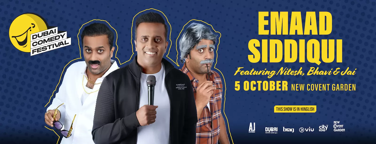 Emaad Siddiqui Live at Dubai Comedy Festival