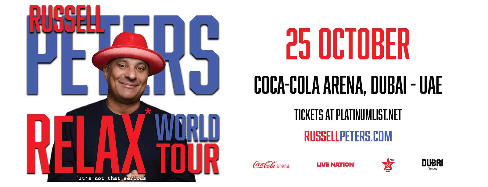 Russell Peters - Relax World Tour in Dubai
