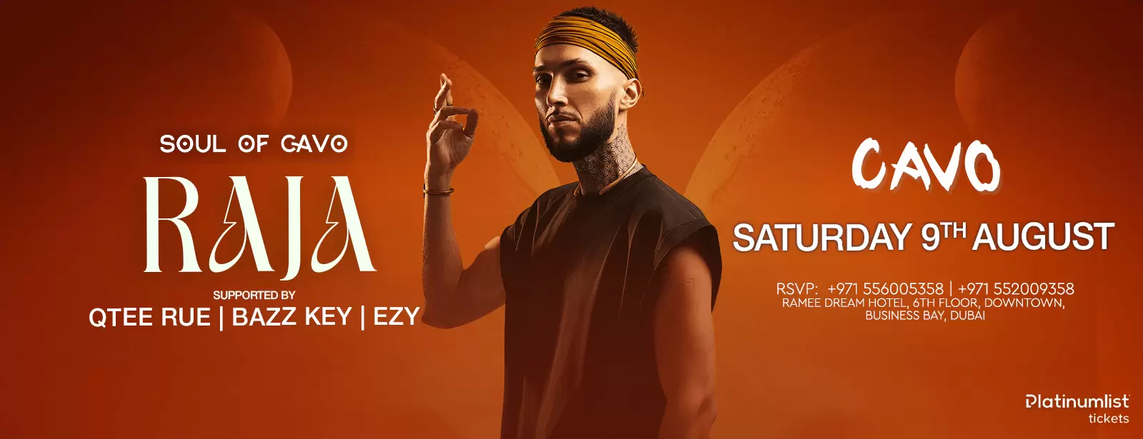 Soul of Cavo Presents Raja Live in Dubai