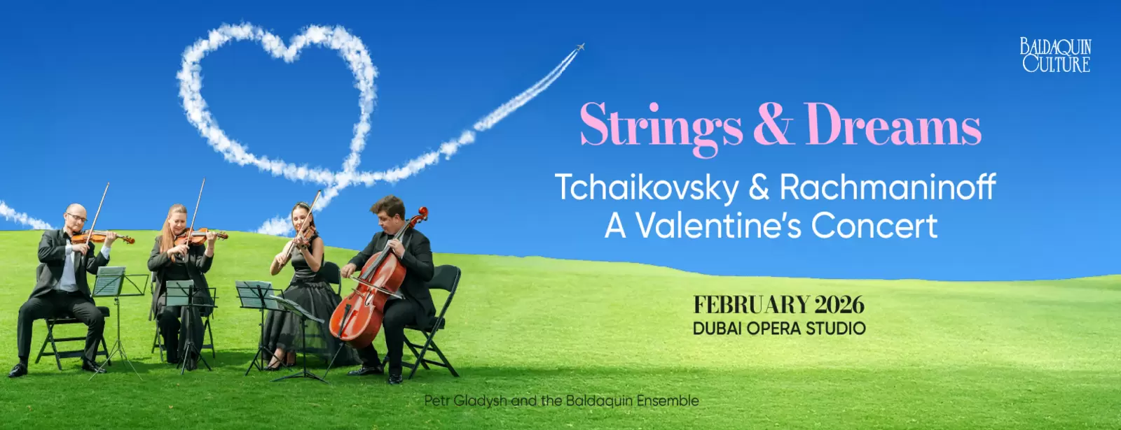 Tchaikovsky & Rachmaninoff. Strings & Dreams – A Valentine’s Concert in Dubai