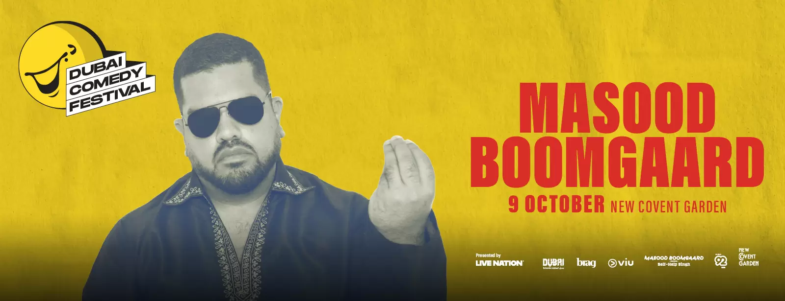 Masood Boomgaard Live at Dubai Comedy Festival