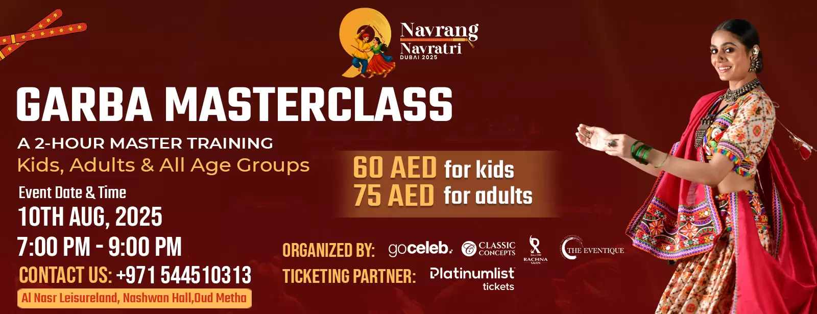 Garba Masterclass led by Professional Garba Choreographers