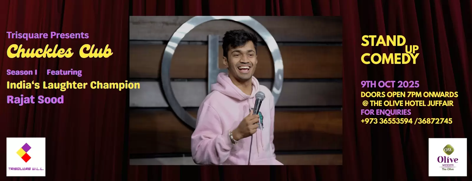 Chuckles Club Season 1 Presenting Rajat Sood in Bahrain