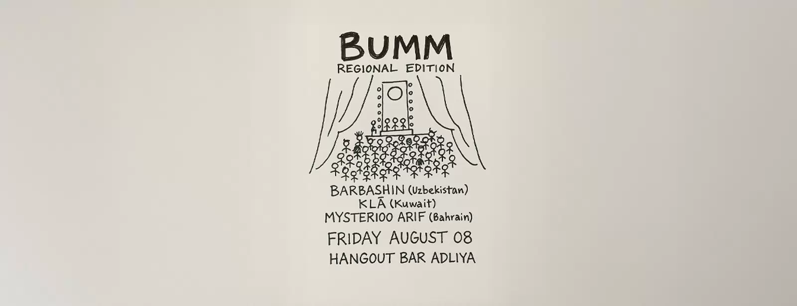 Региональная техно-ночь BUMM в баре Hangout, Адлия
