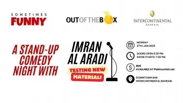 A Comedy Night with Imran Al Aradi At The InterContinental Hotel Bahrain
