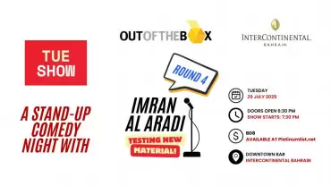 A Comedy Night With Imran Al Aradi – Round 4 At The InterContinental Hotel Bahrain | 29 July