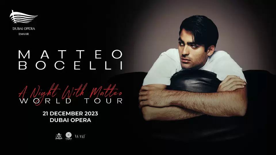 A Night with Matteo Bocelli at Dubai Opera