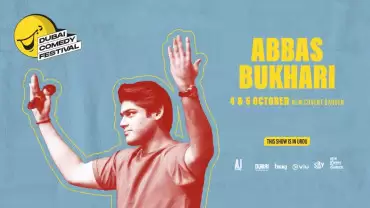 Abbas Bukhari Dubai Komedi Festivali Playhouse Stüdyo Tiyatrosu, Emirates Alışveriş Merkezi'nde Canlı