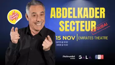 Abdelkader Secteur at Emirates Theatre in Dubai