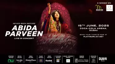 Abida Parveen Live at Coca-Cola Arena in Dubai