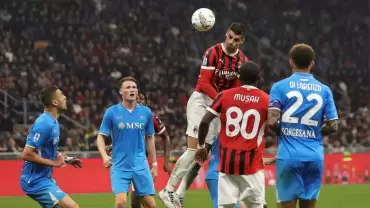 AC Milan vs Napoli Live at Stadio San Siro